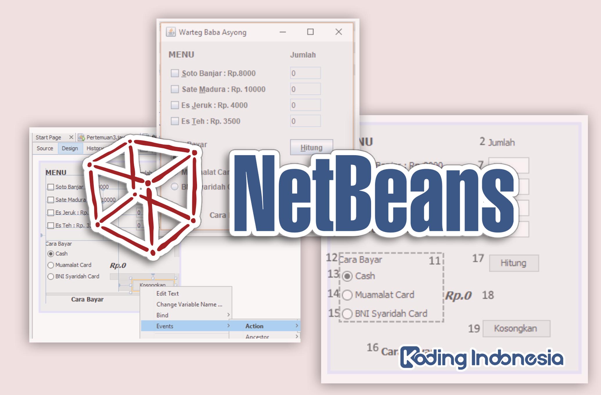 Belajar Pemrograman Visual Java Menggunakan NetBeans – Bagian 2