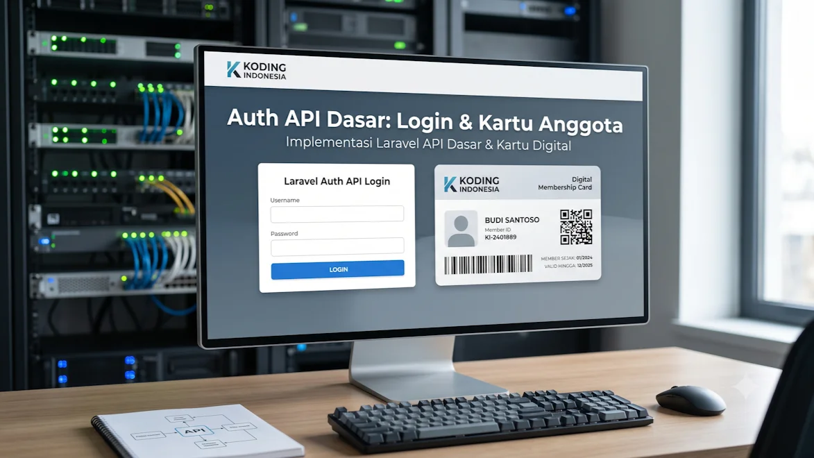 Auth API Dasar: Login & Kartu Anggota