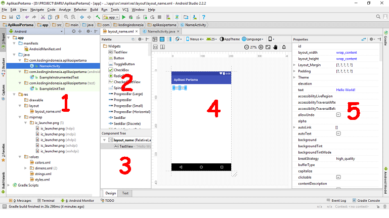 Menjelajahi Struktur Proyek di Android Studio