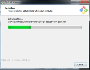 Git loading instalasi