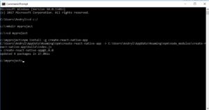 npm-install-create-react-native-app
