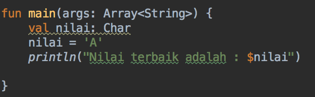 Main args
