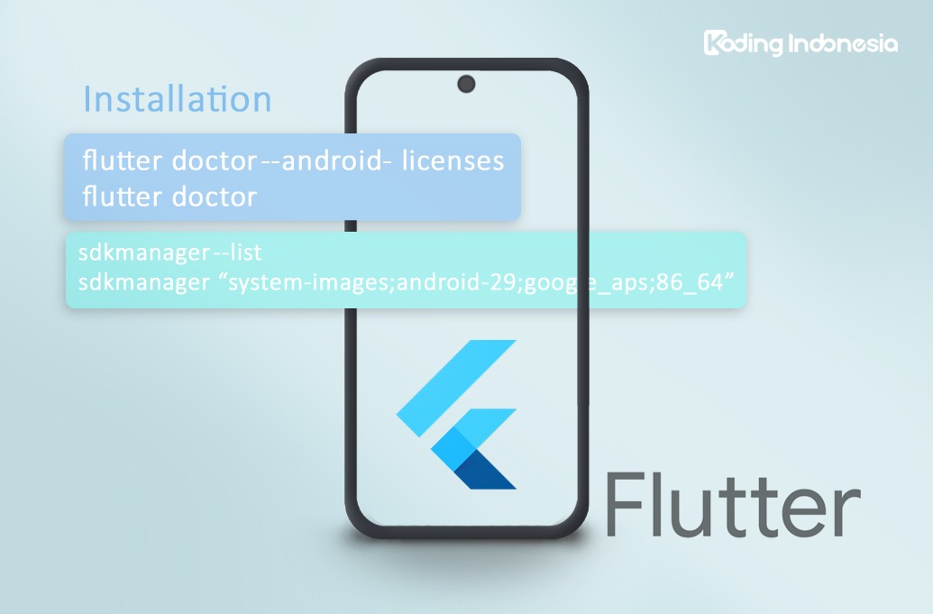 Cara instal flutter